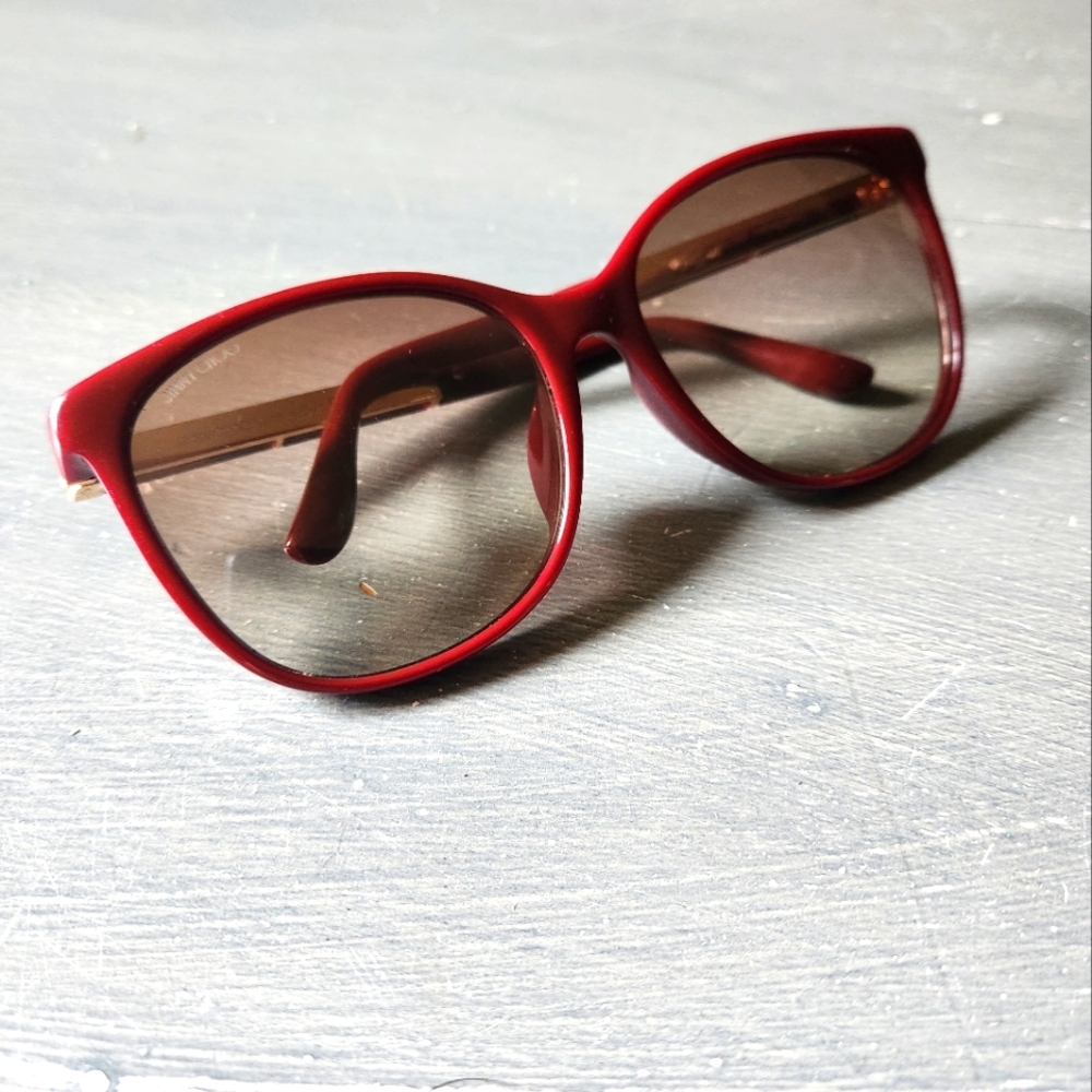Jimmy Choo Charly sunglasses, dark red